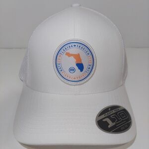 Travis Mathew Later Gator 2.0 Florida State Snapback Golf Hat Cap White